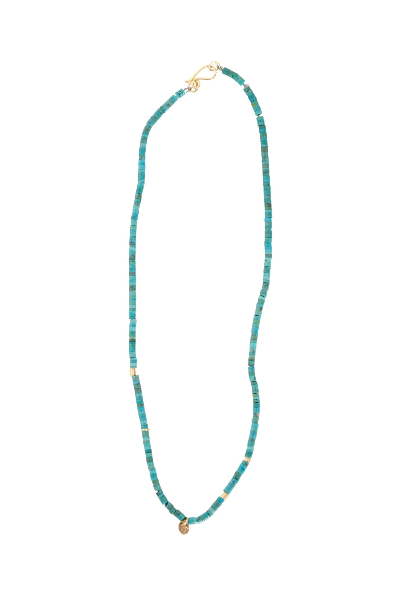 שרשרת זהרה, טורקיז עם אלמנטים מזהב