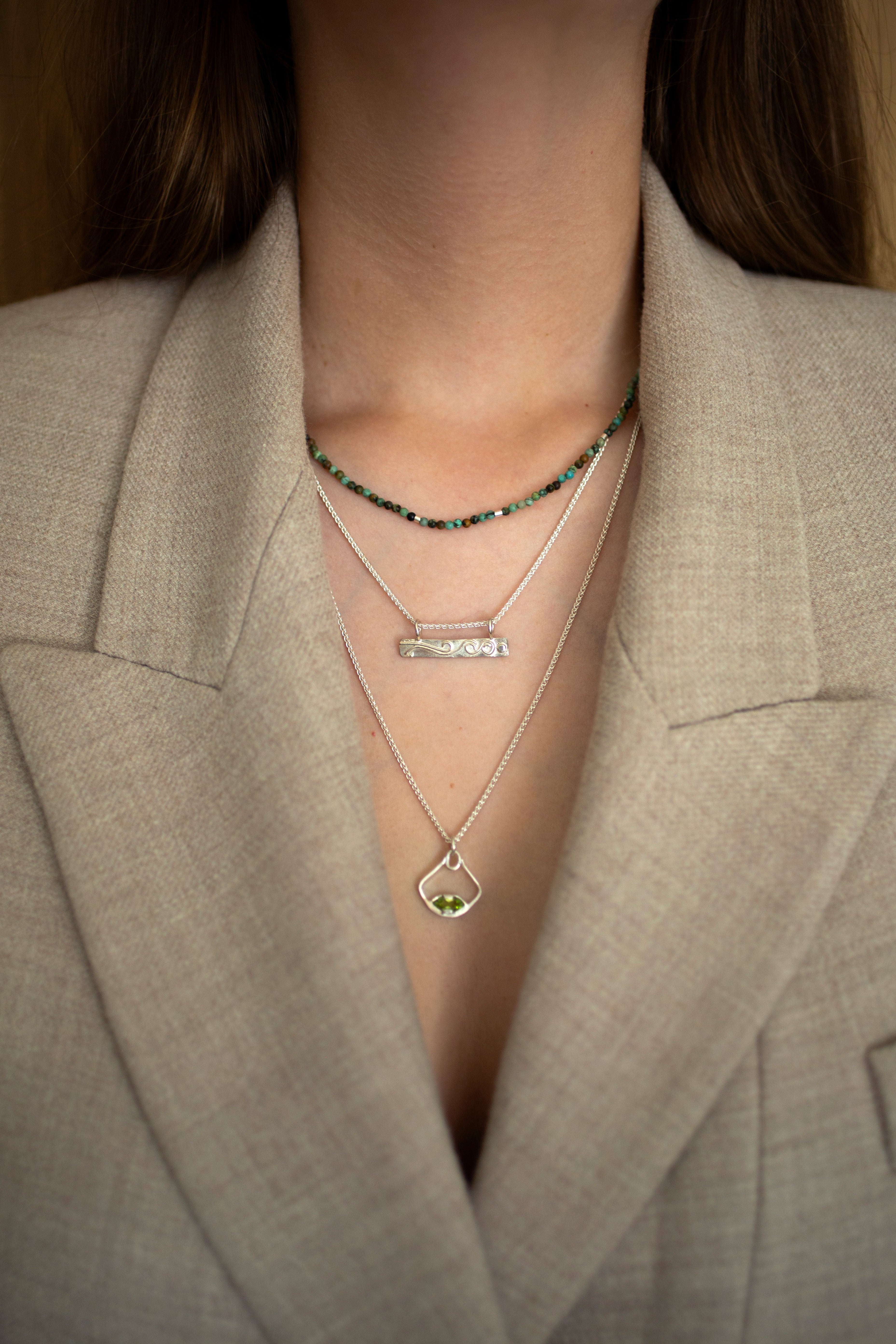 תליון כסף תום יוגה מרקיזה